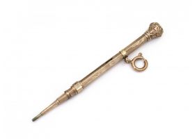 Vintage propelling pencil pendant/keyring