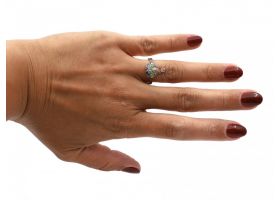 Royal Marines WWII sweetheart ring in sterling silver