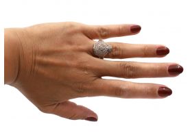 WWII Royal Engineers sweetheart ring in silver