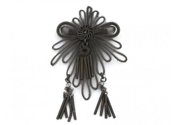 18th century Silesian wire brooch