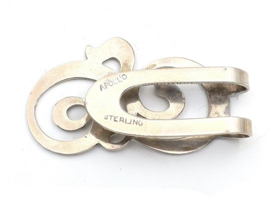 Vintage sterling silver Apollo money clip