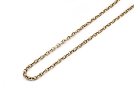 Vintage 9kt yellow gold belcher chain
