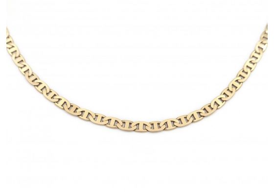 Vintage 51cm Flat Anchor Link Chain in 9kt Yellow Gold