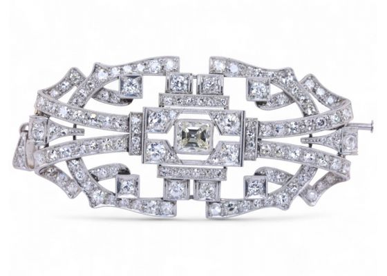 Diamond Brooch and Pendant
