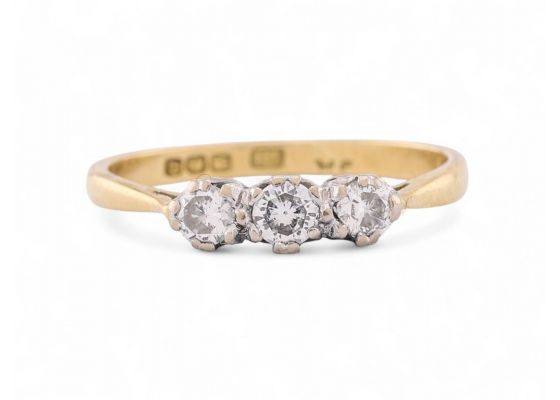 Diamond Three-Stone Ring