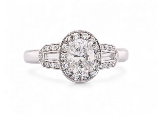 Oval Diamond Ring