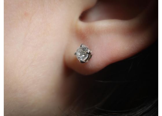 GIA Certified Diamond Stud Earrings 1.00ct D/IF