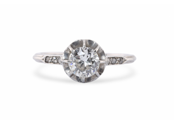 Platinum Diamond Solitaire Ring 0.70ct